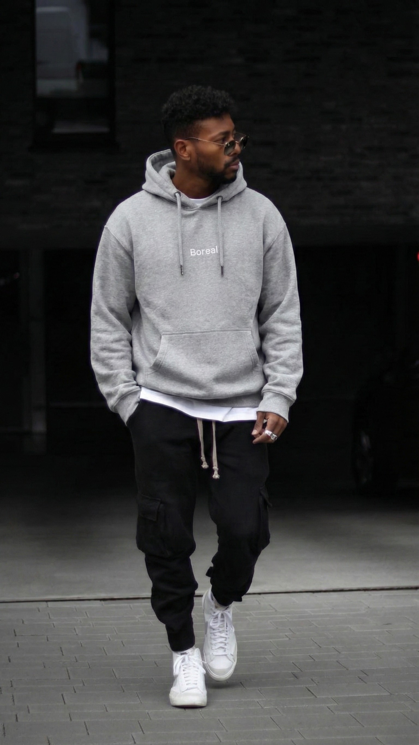 Grey Hoodie 315 For Him