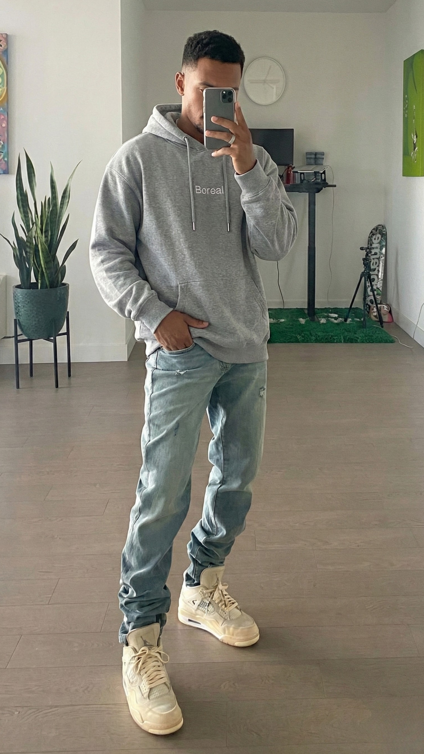 Grey Hoodie 315 For Him